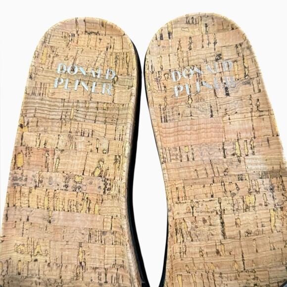 NWOT Donlad Pliner Farrah Black Canvas Slide Sandals – 10M - Picture 9 of 10